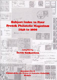 Subject Index to four French Philatelic Magazines (1946 to 2000)