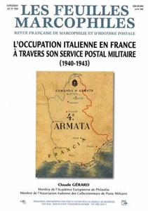 L’occupation italienne en France à travers son service postal militaire (1940-1943)