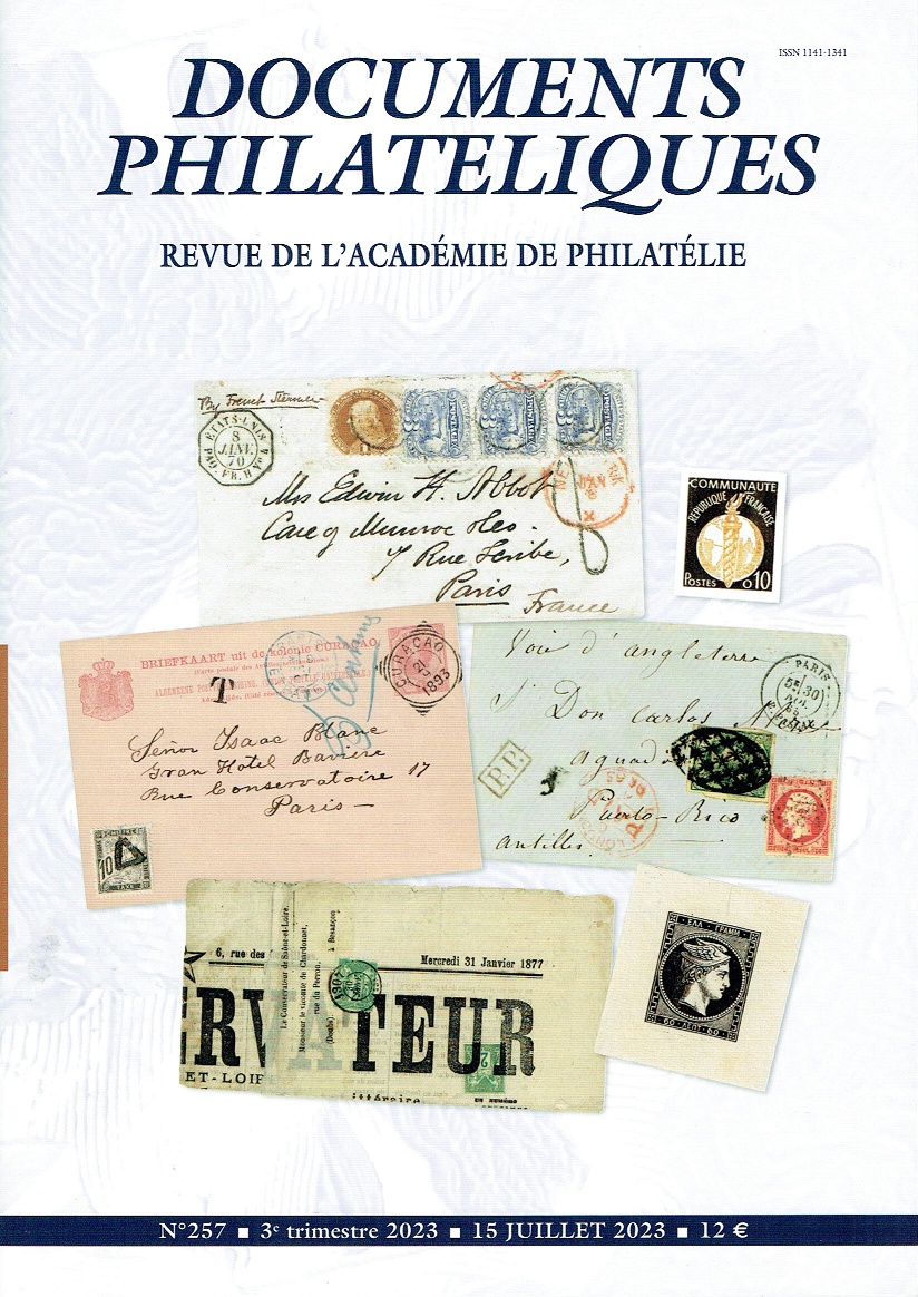 Documents Philatéliques n°258 est disponible