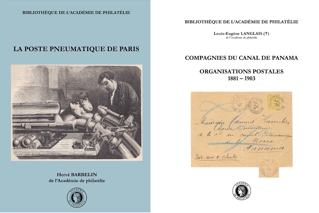 L'Académie de Philatélie a publié deux nouveaux ouvrages